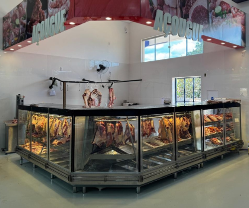 Balcão Expositor Açougue Inox - Tecnogelo