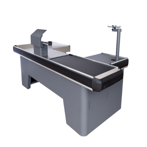 Check-Out Super Luxo (com esteira) - Cristal Aço