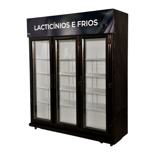 Expositor Auto Serviço para Frios e Laticínios 3 Portas - Klima